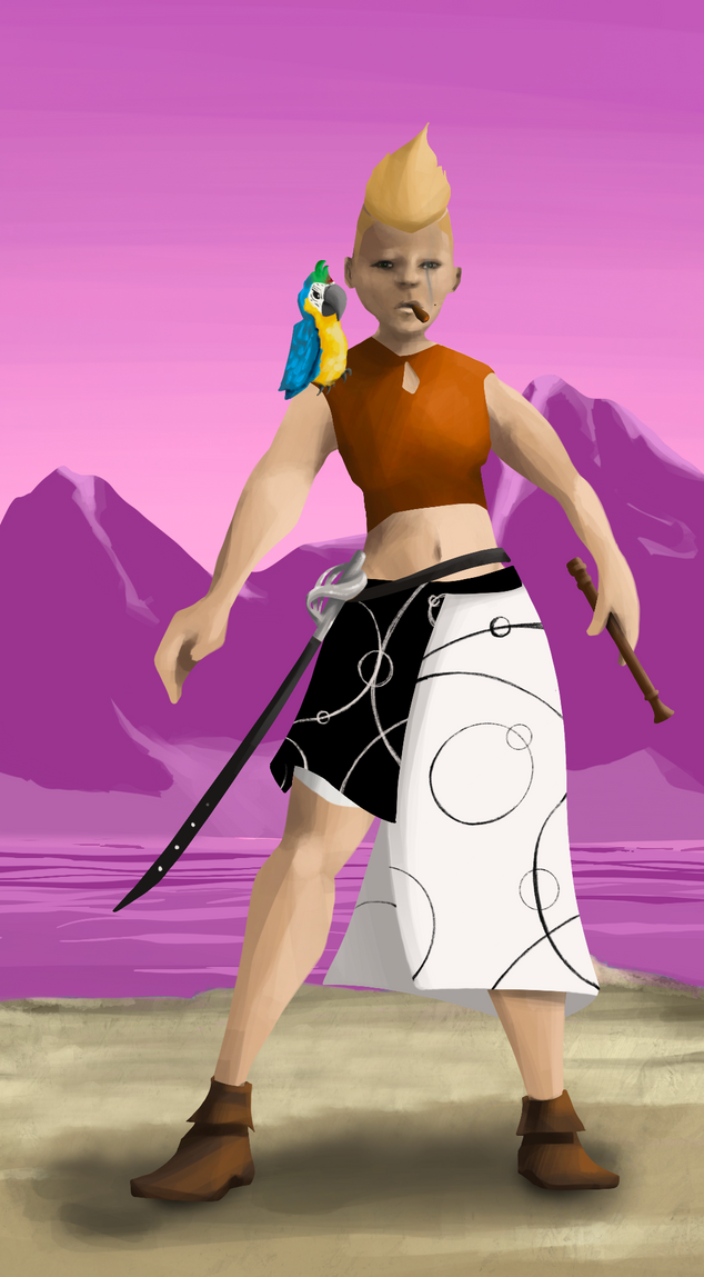 AlgoSeas Pirate #16986 NFT on Algorand