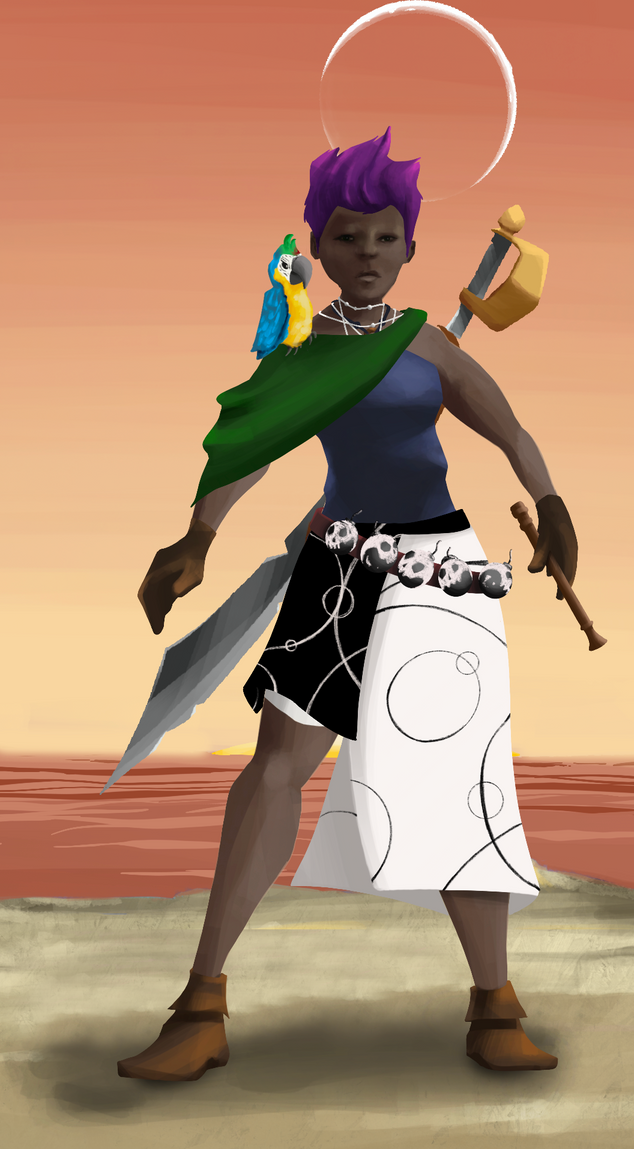 AlgoSeas Pirate #16998 NFT on Algorand