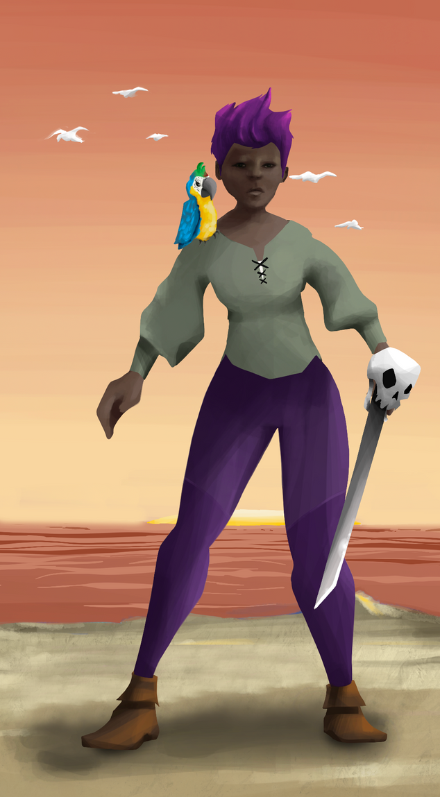 AlgoSeas Pirate #17009 NFT on Algorand