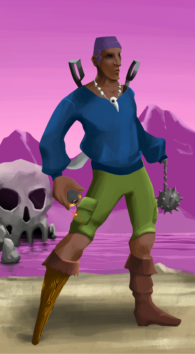 AlgoSeas Pirate #17010 NFT on Algorand