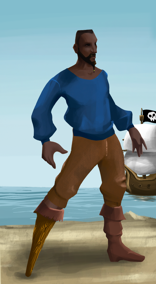 AlgoSeas Pirate #17034 NFT on Algorand