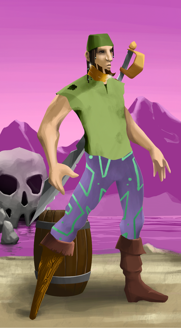 AlgoSeas Pirate #17038 NFT on Algorand