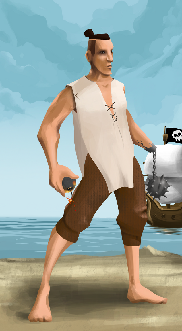 AlgoSeas Pirate #17050 NFT on Algorand