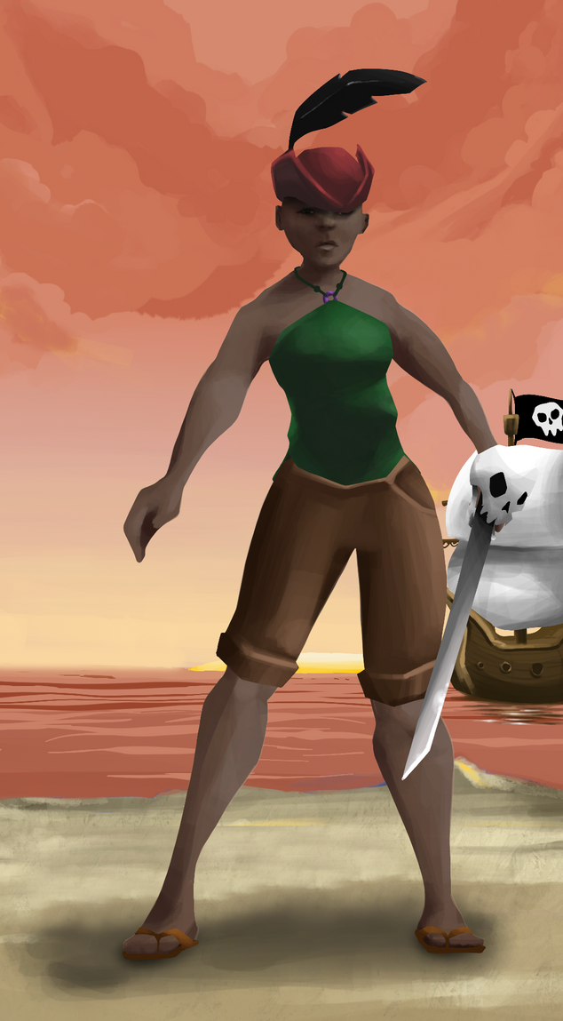 AlgoSeas Pirate #17060 NFT on Algorand