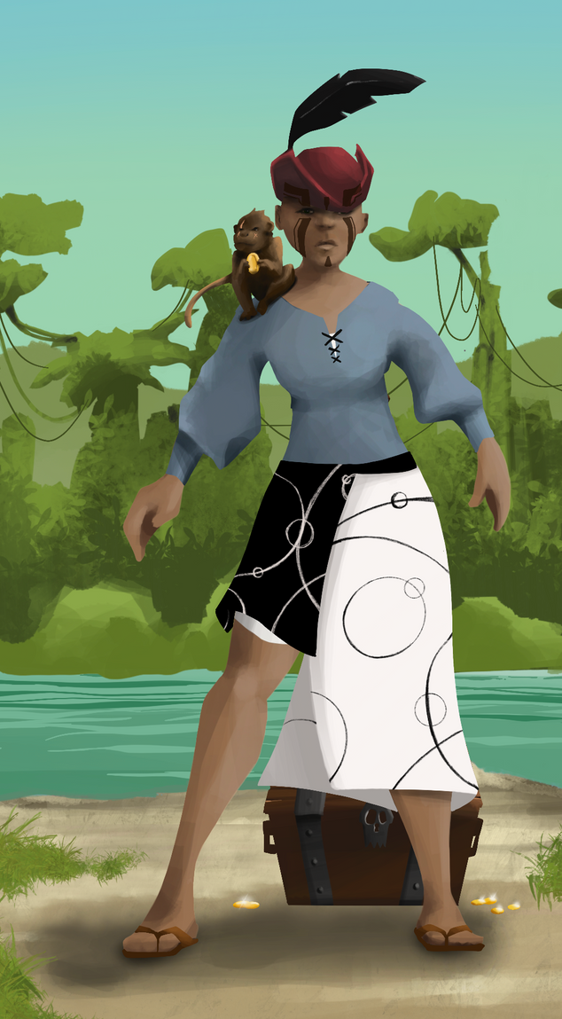 AlgoSeas Pirate #17086 NFT on Algorand