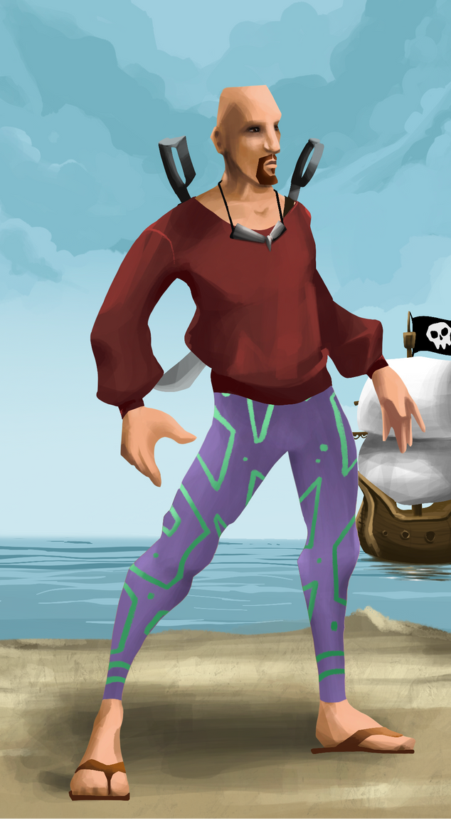 AlgoSeas Pirate #17098 NFT on Algorand