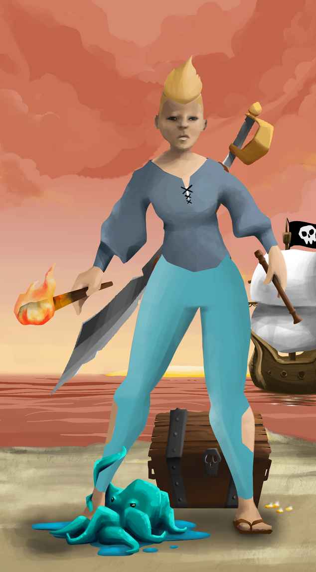 AlgoSeas Pirate #17120 NFT on Algorand