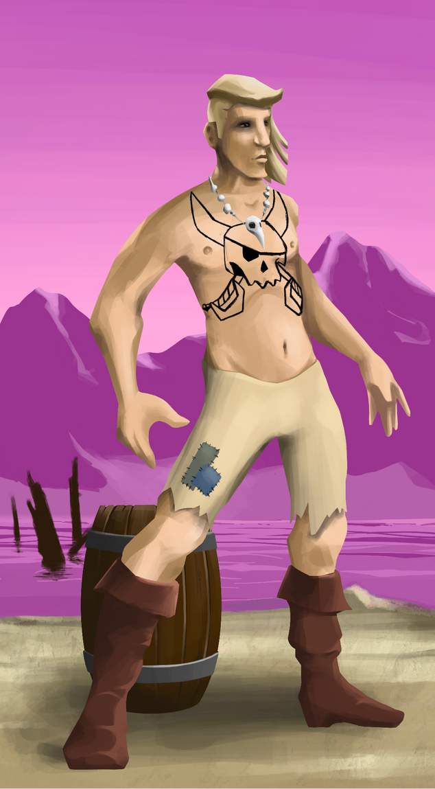 AlgoSeas Pirate #17136 NFT on Algorand