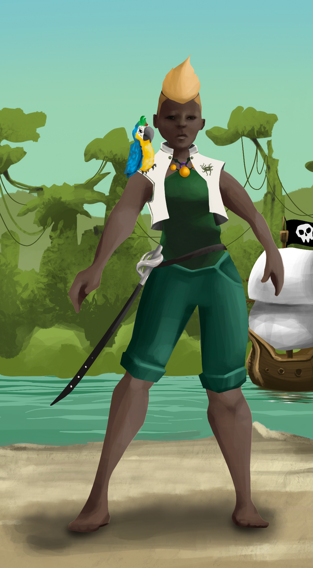AlgoSeas Pirate #17143 NFT on Algorand