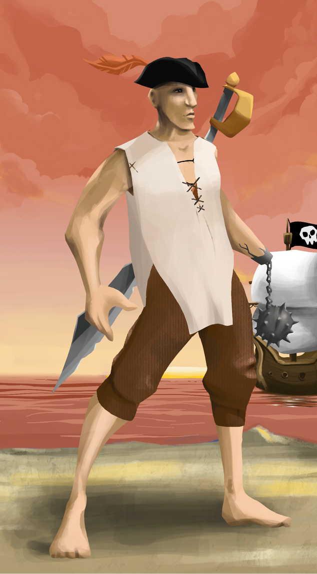 AlgoSeas Pirate #17151 NFT on Algorand