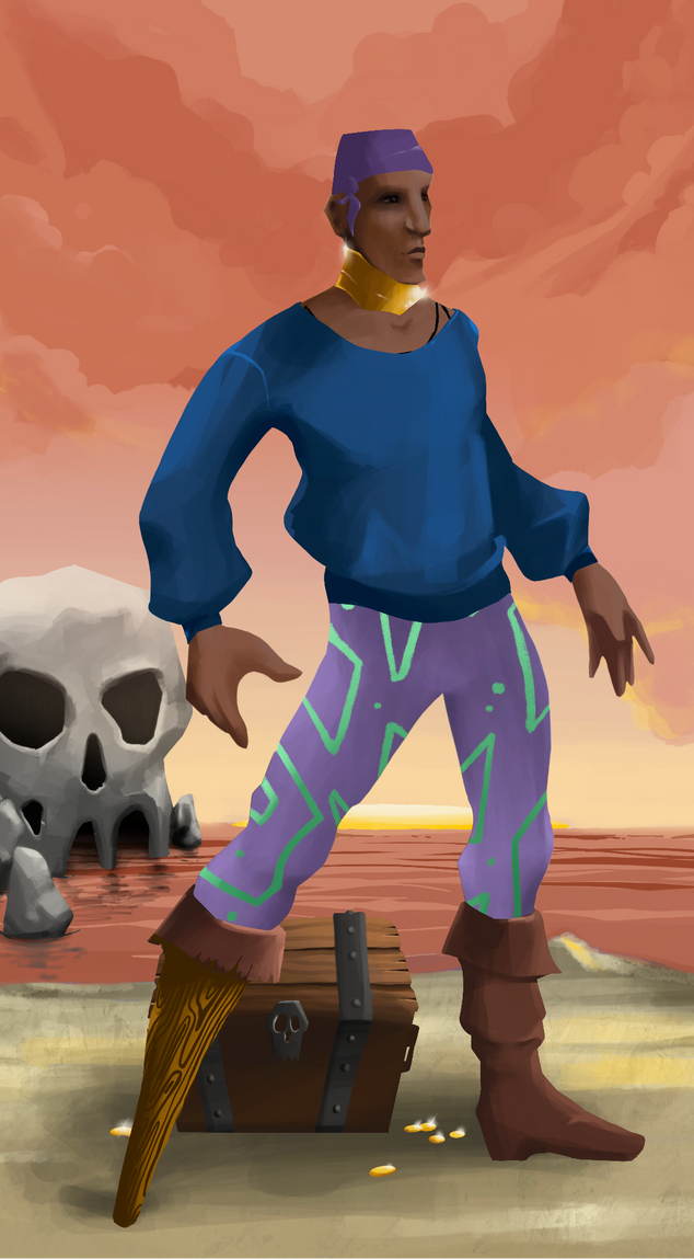 AlgoSeas Pirate #17166 NFT on Algorand