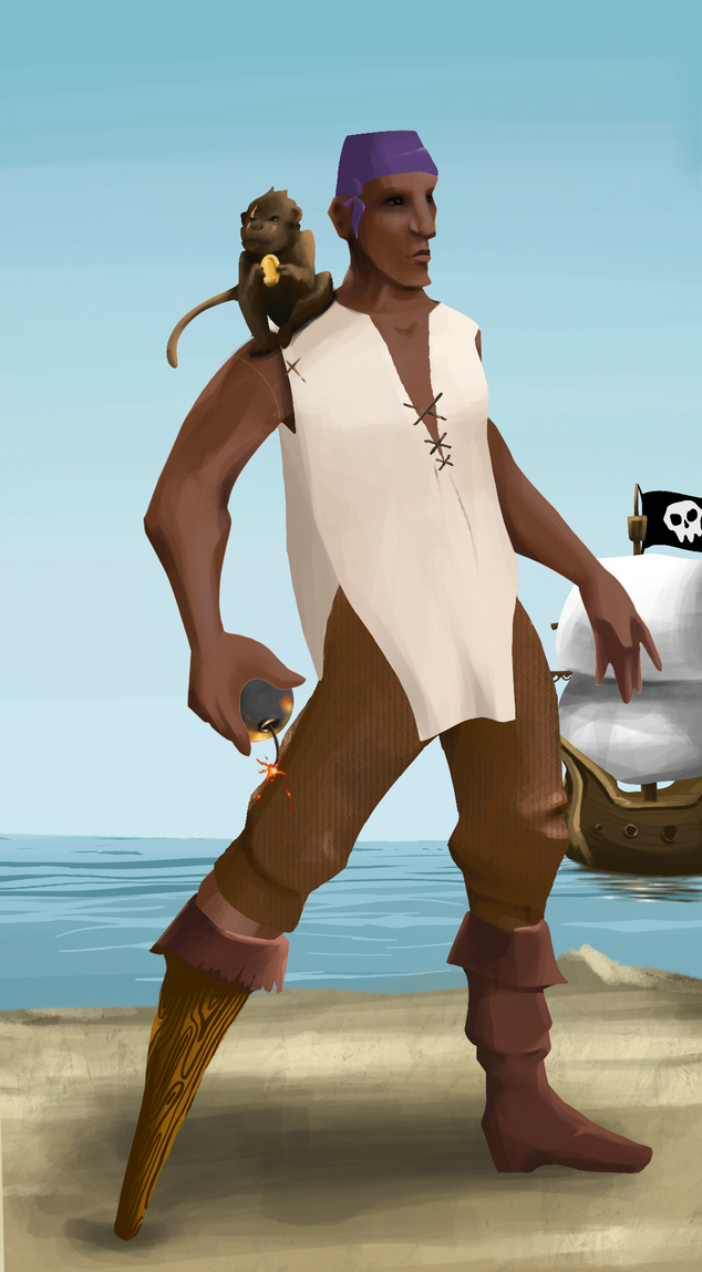 AlgoSeas Pirate #17168 NFT on Algorand