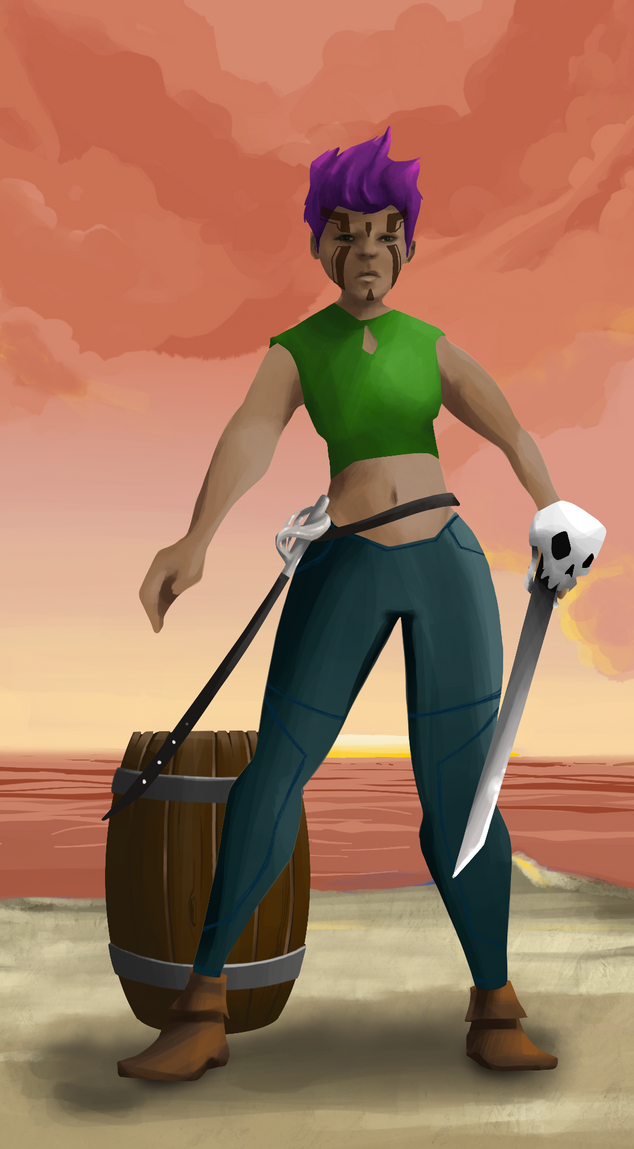 AlgoSeas Pirate #17212 NFT on Algorand