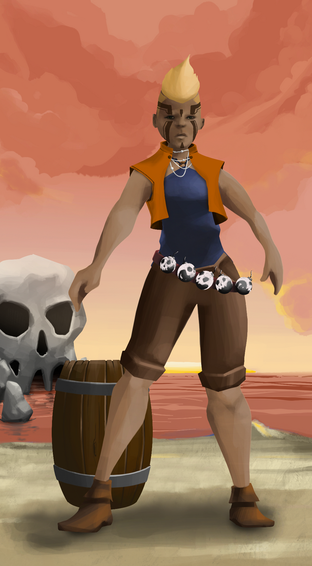 AlgoSeas Pirate #17255 NFT on Algorand