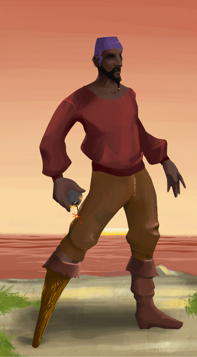 AlgoSeas Pirate #17290 NFT on Algorand