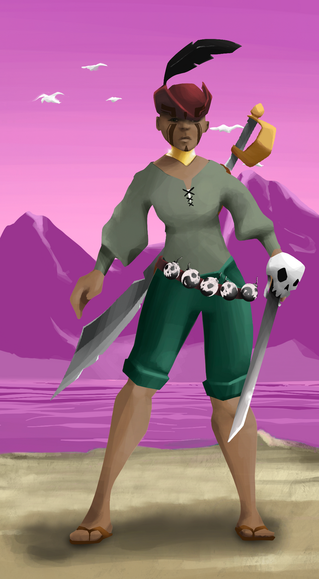 AlgoSeas Pirate #17298 NFT on Algorand