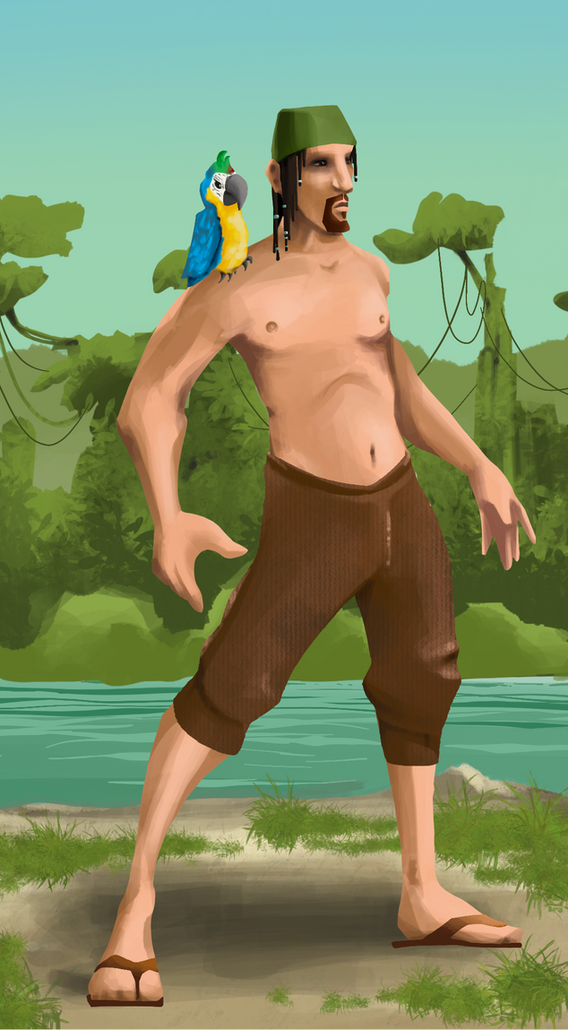 AlgoSeas Pirate #17307 NFT on Algorand