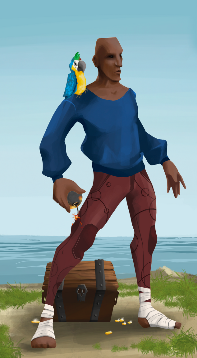 AlgoSeas Pirate #17309 NFT on Algorand