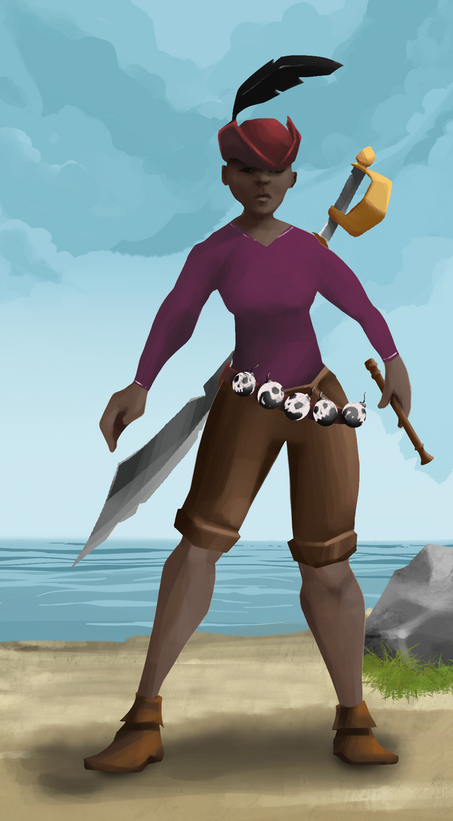 AlgoSeas Pirate #17345 NFT on Algorand