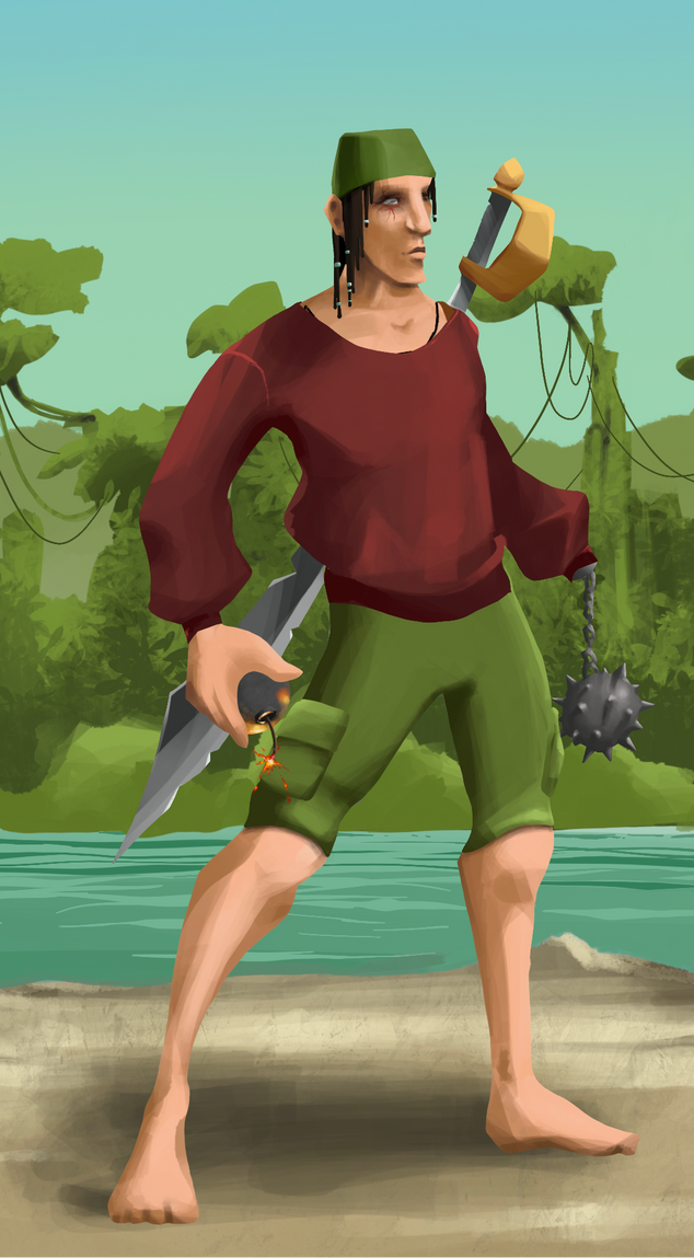 AlgoSeas Pirate #17371 NFT on Algorand