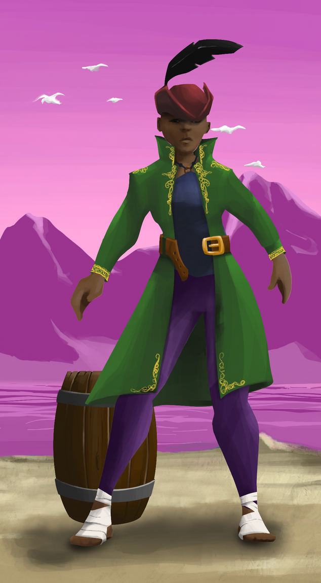 AlgoSeas Pirate #17480 NFT on Algorand