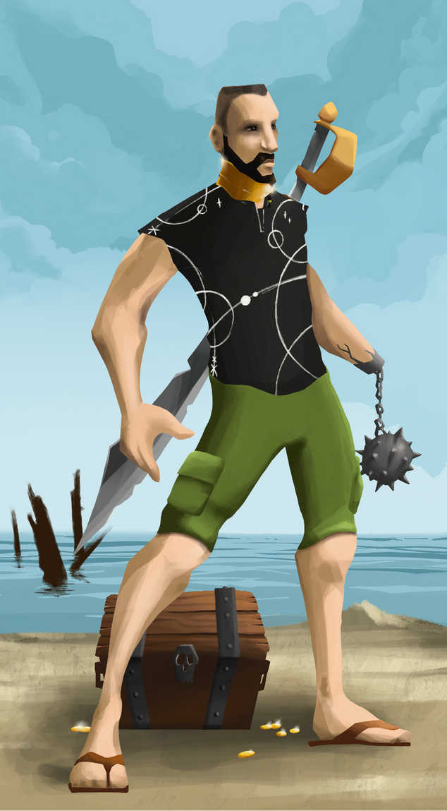 AlgoSeas Pirate #17495 NFT on Algorand