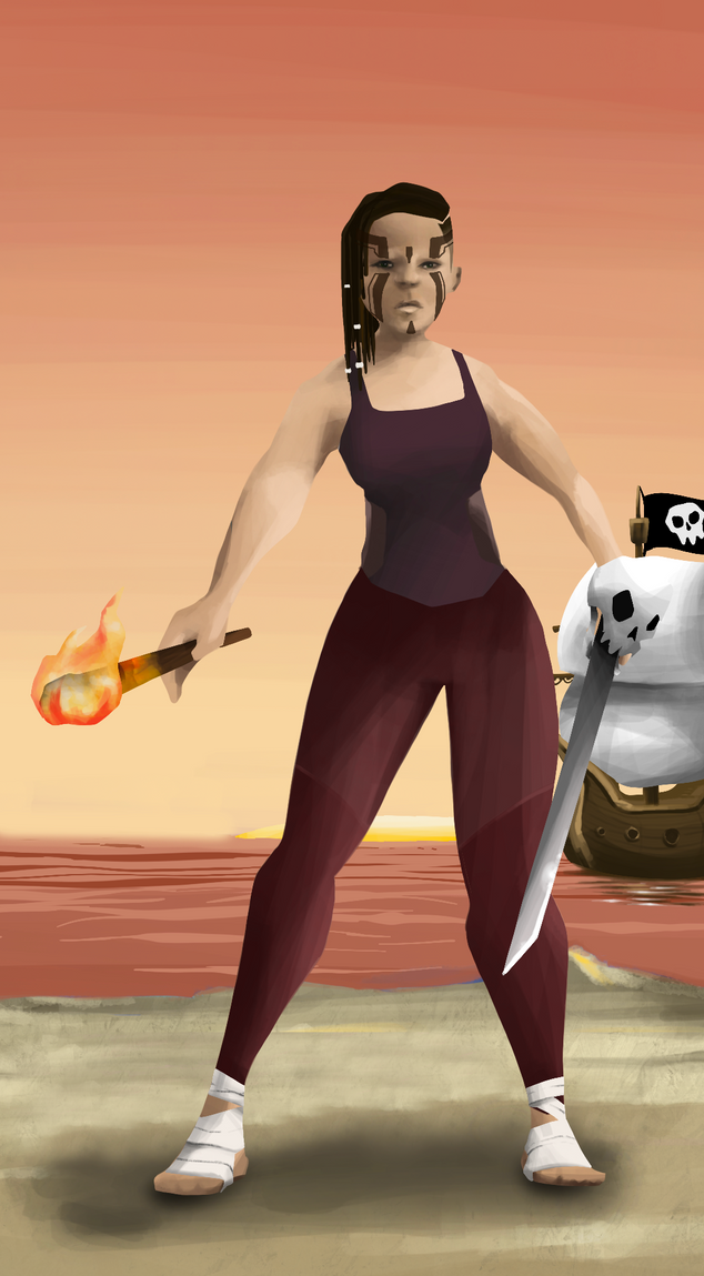 AlgoSeas Pirate #17590 NFT on Algorand