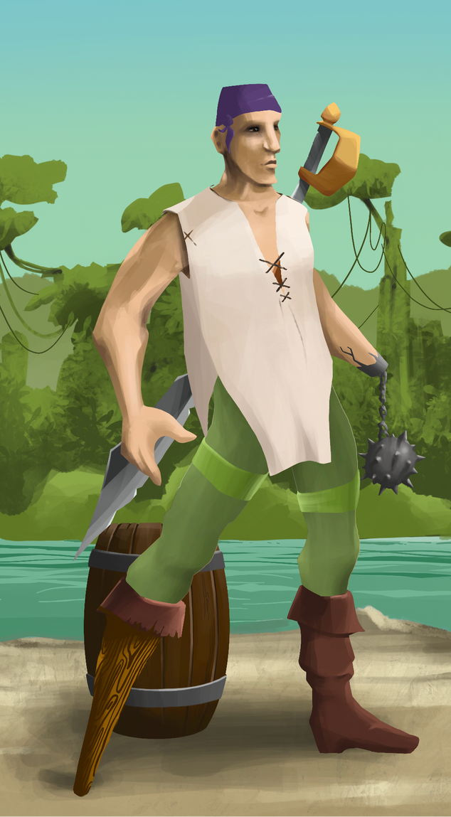 AlgoSeas Pirate #17659 NFT on Algorand