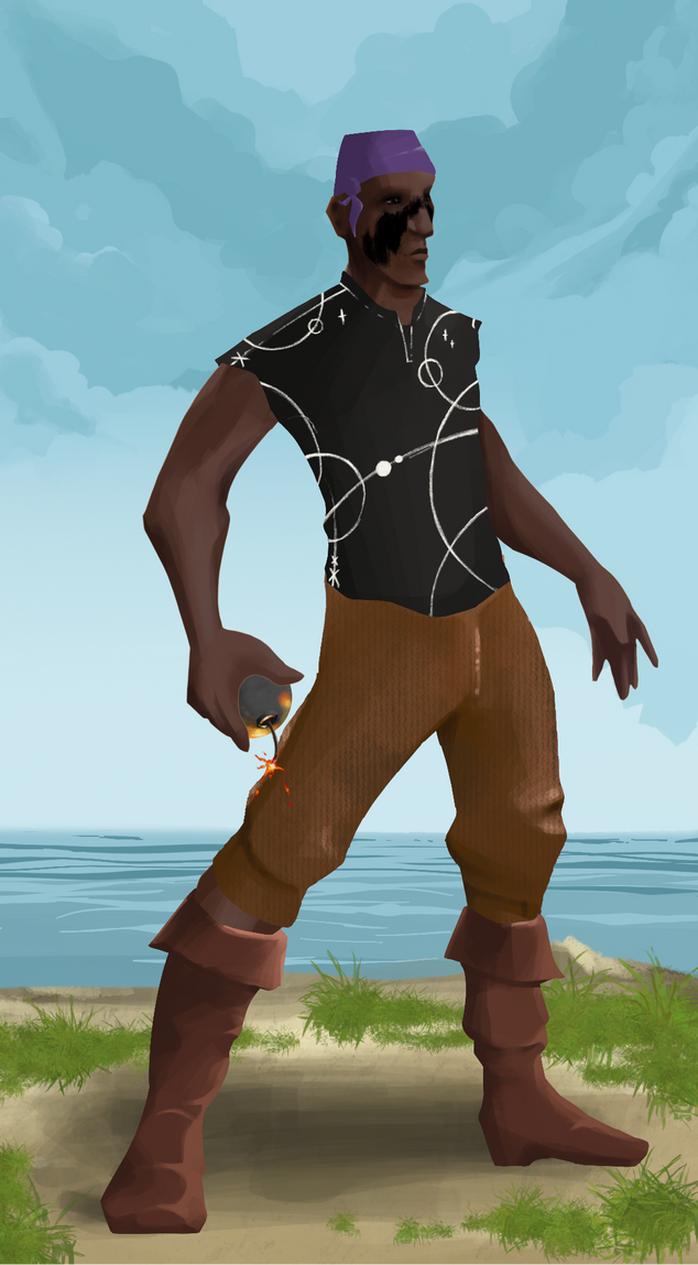 AlgoSeas Pirate #17703 NFT on Algorand