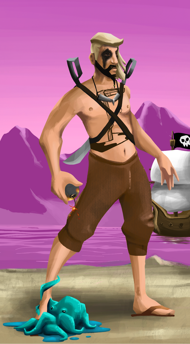 AlgoSeas Pirate #17718 NFT on Algorand