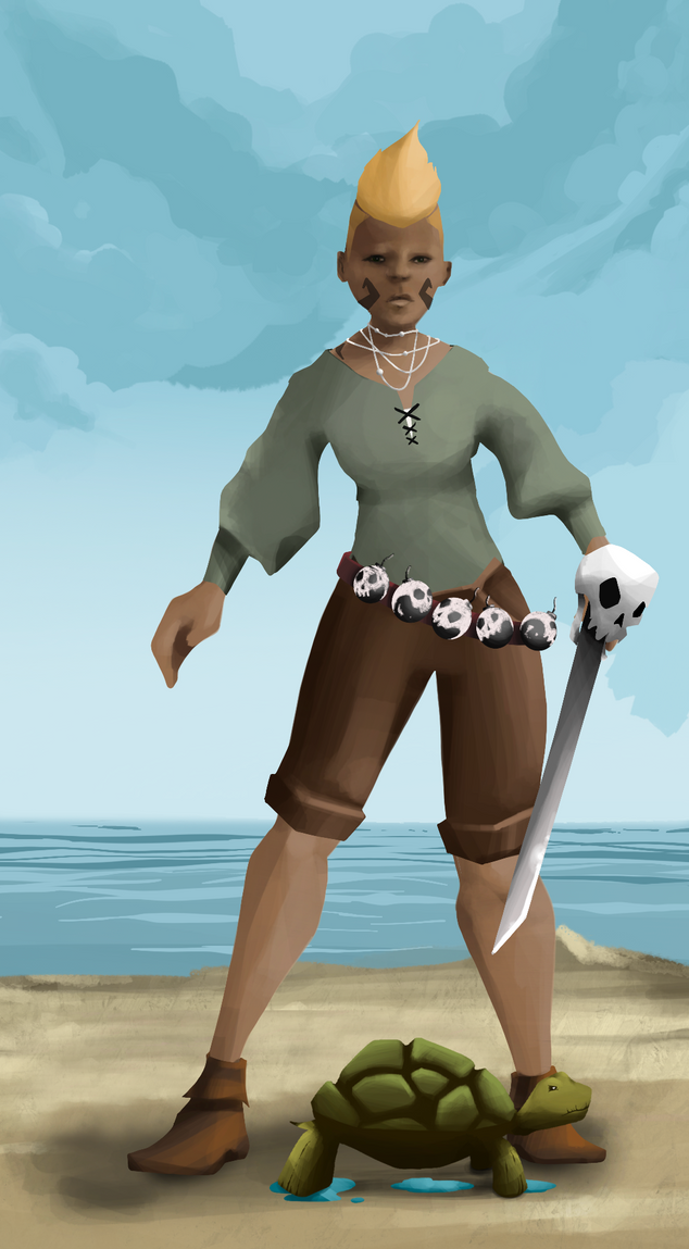 AlgoSeas Pirate #1772 NFT on Algorand