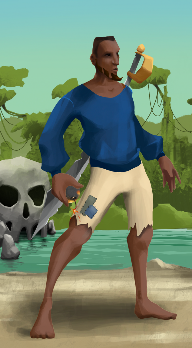 AlgoSeas Pirate #17766 NFT on Algorand