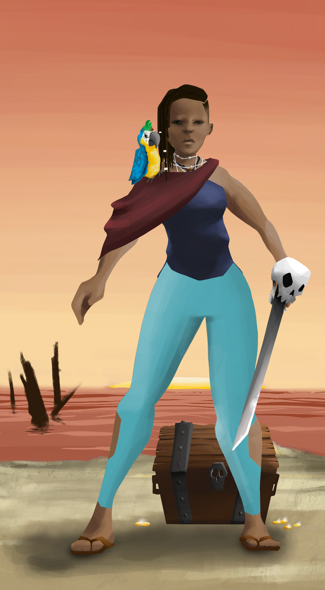 AlgoSeas Pirate #17798 NFT on Algorand