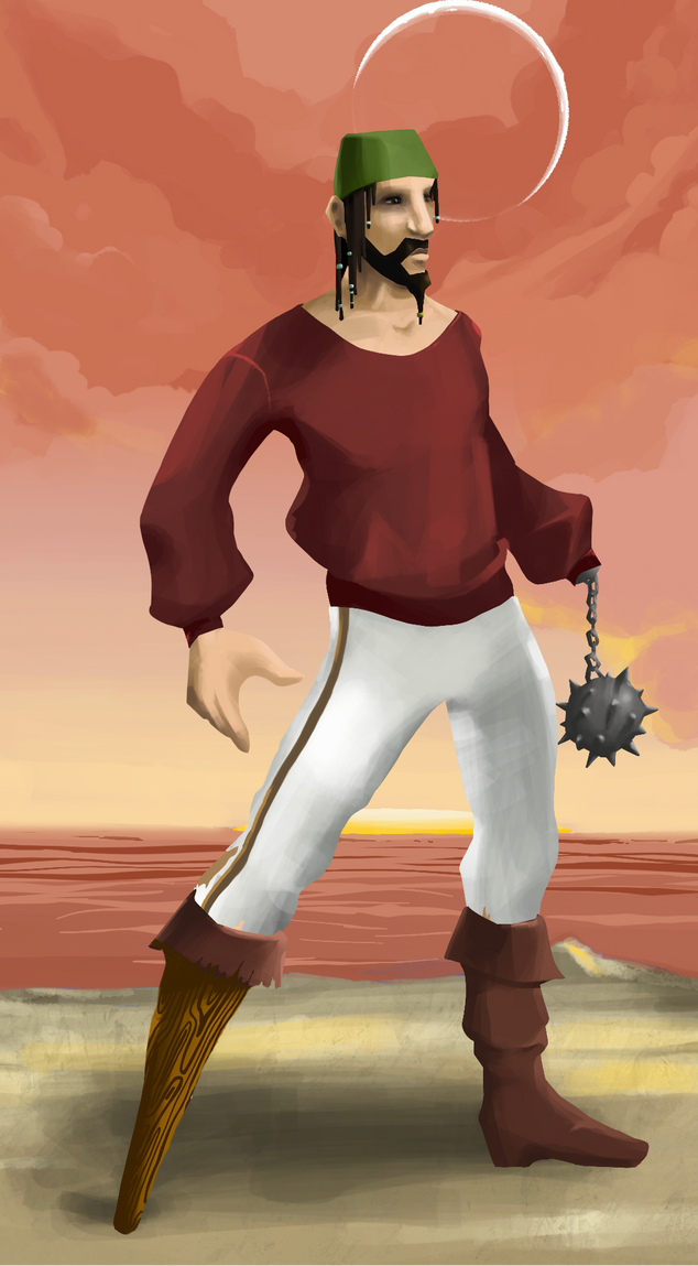 AlgoSeas Pirate #17858 NFT on Algorand