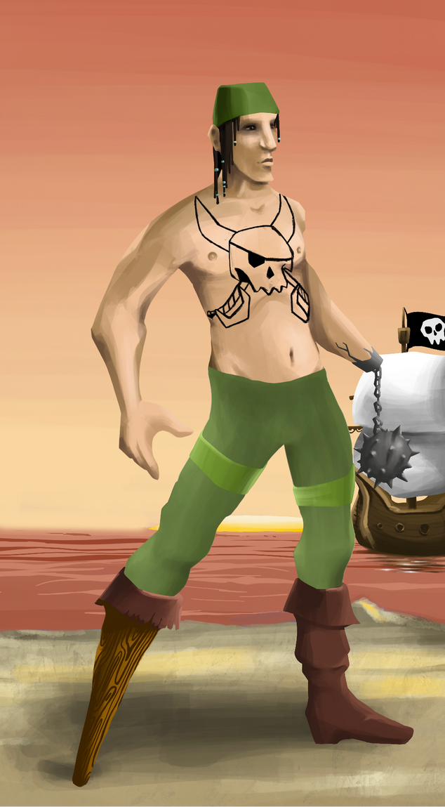 AlgoSeas Pirate #1787 NFT on Algorand