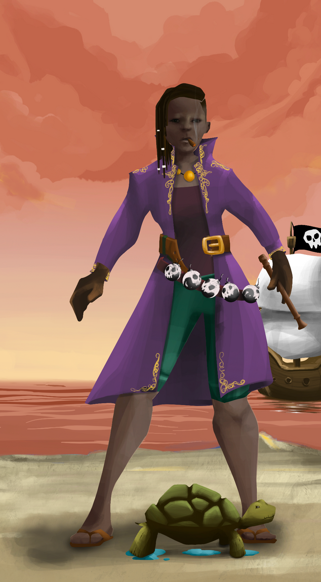 AlgoSeas Pirate #17896 NFT on Algorand