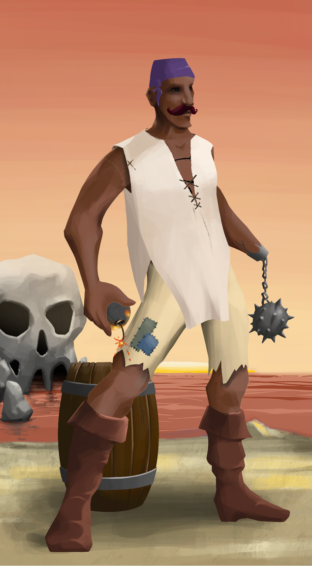 AlgoSeas Pirate #17897 NFT on Algorand