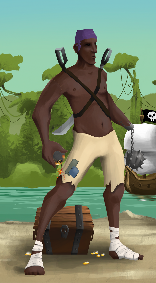 AlgoSeas Pirate #1804 NFT on Algorand