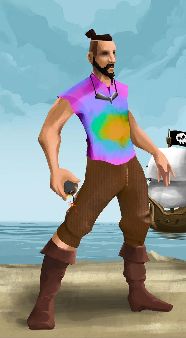 AlgoSeas Pirate #18059 NFT on Algorand