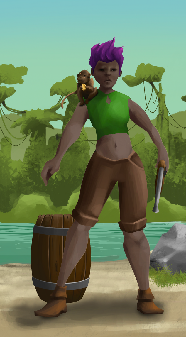 AlgoSeas Pirate #18076 NFT on Algorand