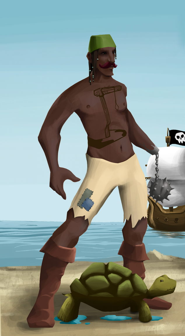 AlgoSeas Pirate #18210 NFT on Algorand