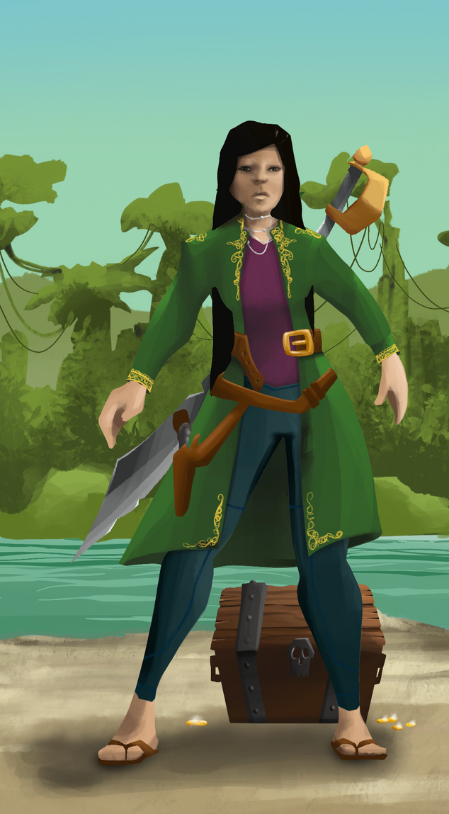 AlgoSeas Pirate #18251 NFT on Algorand