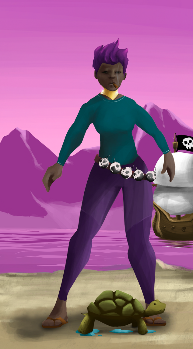 AlgoSeas Pirate #18301 NFT on Algorand