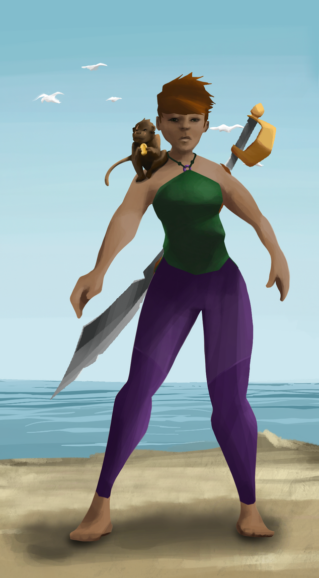 AlgoSeas Pirate #18305 NFT on Algorand