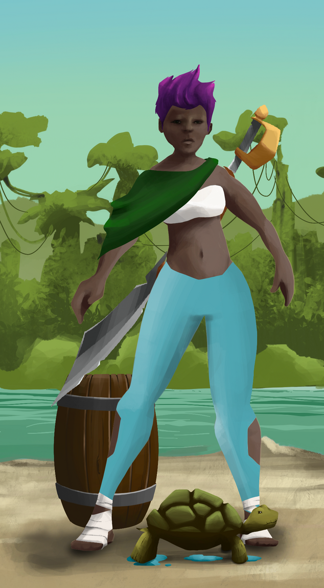 AlgoSeas Pirate #18308 NFT on Algorand