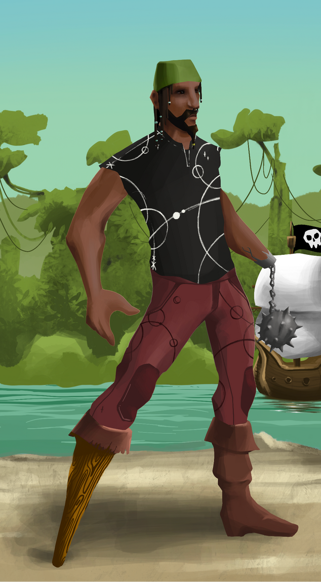 AlgoSeas Pirate #18337 NFT on Algorand