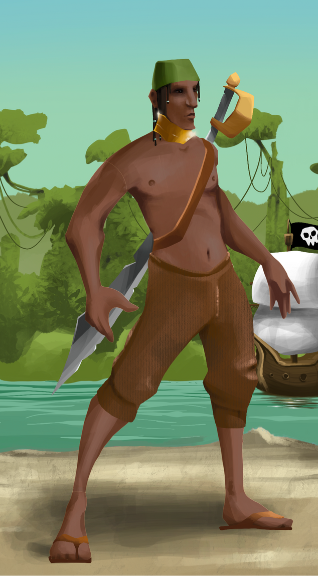 AlgoSeas Pirate #18345 NFT on Algorand