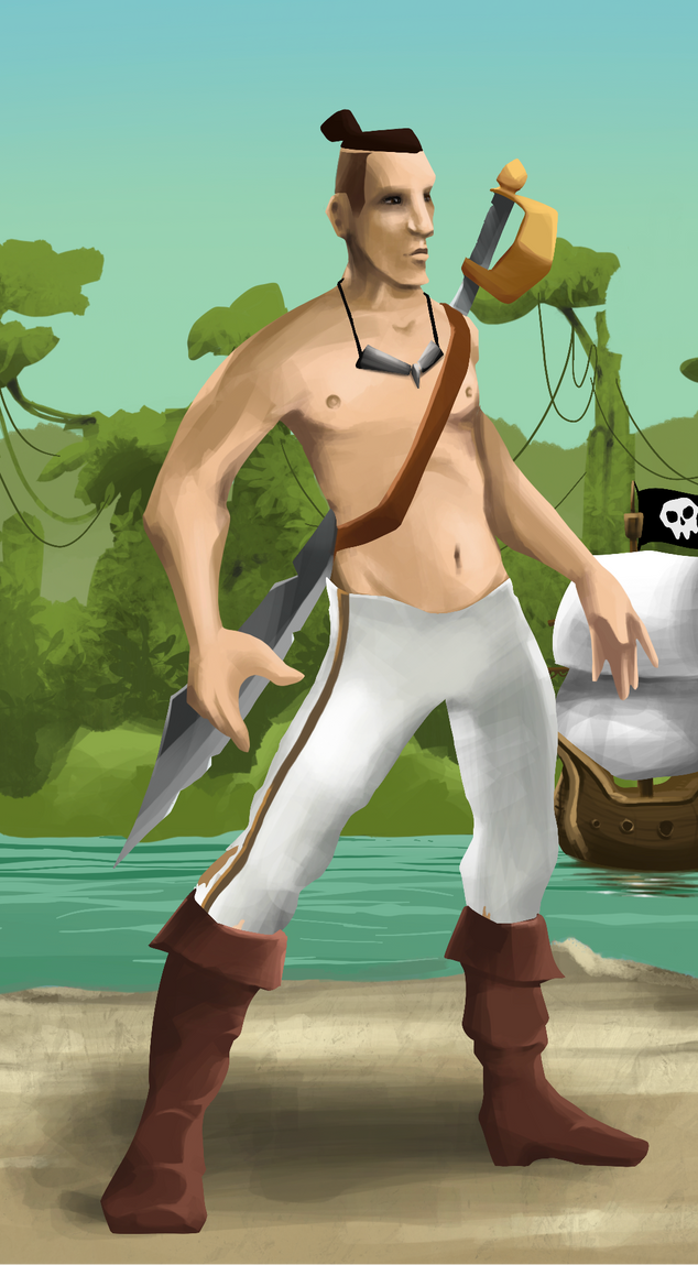 AlgoSeas Pirate #18354 NFT on Algorand