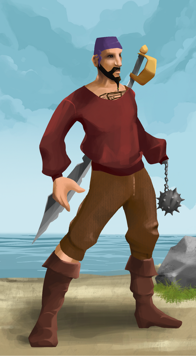AlgoSeas Pirate #18366 NFT on Algorand