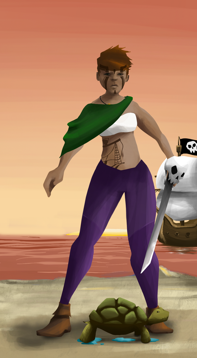 AlgoSeas Pirate #18369 NFT on Algorand